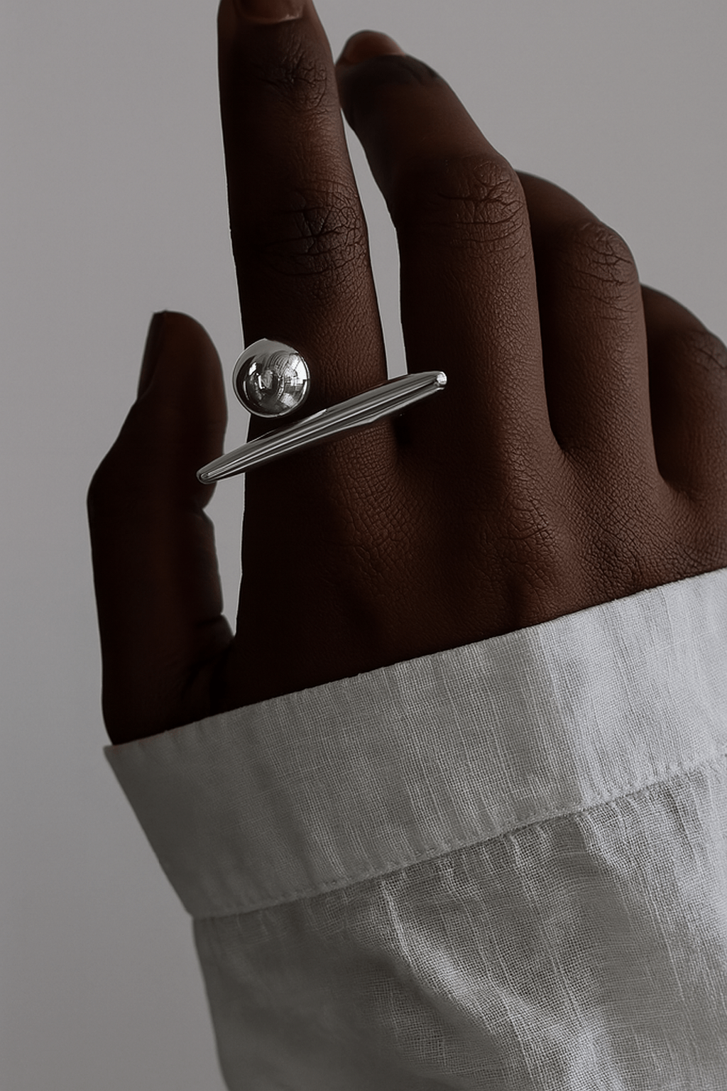 SYMI Jewel 18K Gold Abstract Statement Ring - SYMI JEWEL