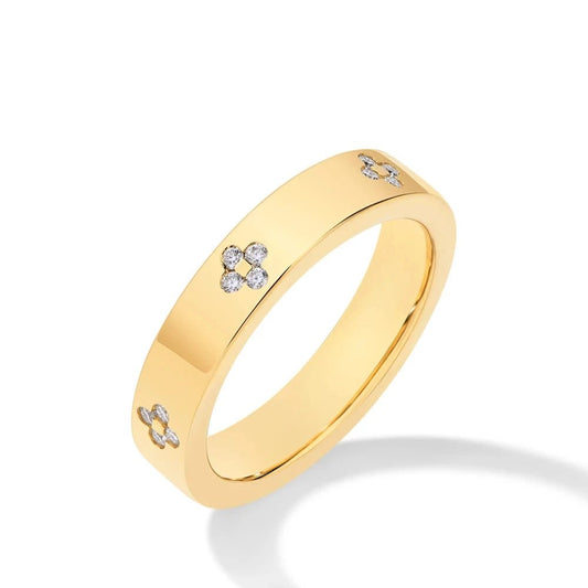 925 Sterling Silver Fleur Eternity Ring - SYMI JEWEL