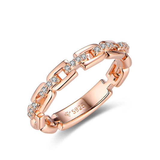 Moissanite chain ring

Chain link moissanite band

Rose gold moissanite ring

Yellow gold moissanite jewelry

Affordable engagement ring

D-color VVS1 moissanite

Symi Jewel exclusive moissanite ring

Stackable sterling silver ring

GRA certified moissanite jewelry

Bold modern women’s rings

