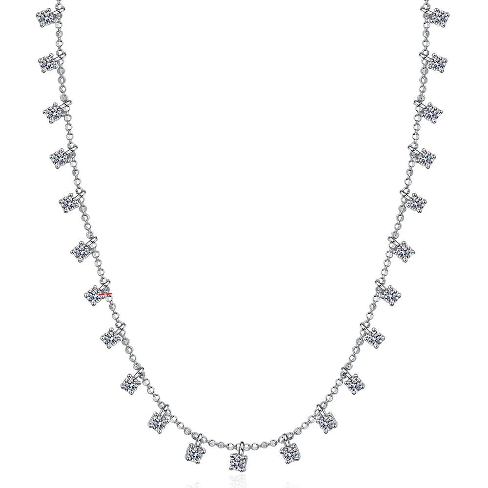 SYMI Jewel Chérie 30” Moissanite Drop Necklace - SYMI JEWEL