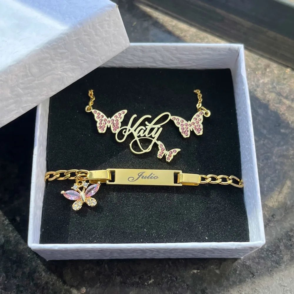 SYMI Jewel Custom Butterfly Name Bracelet - SYMI JEWEL