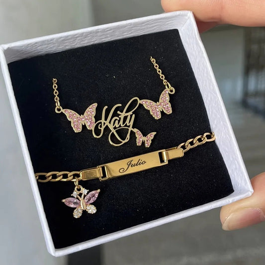 SYMI Jewel Custom Butterfly Name Bracelet - SYMI JEWEL