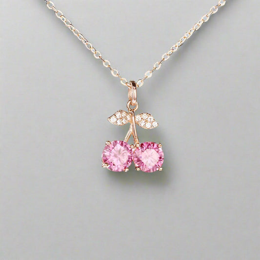 SYMI Jewel Pink Moissanite 925 Sterling Silver Pendant Necklace - SYMI JEWEL