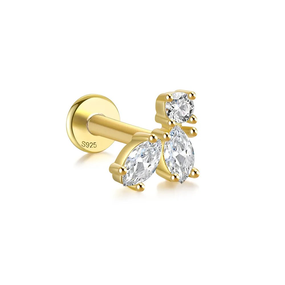 925 Sterling Silver Stud Earrings - SYMI JEWEL