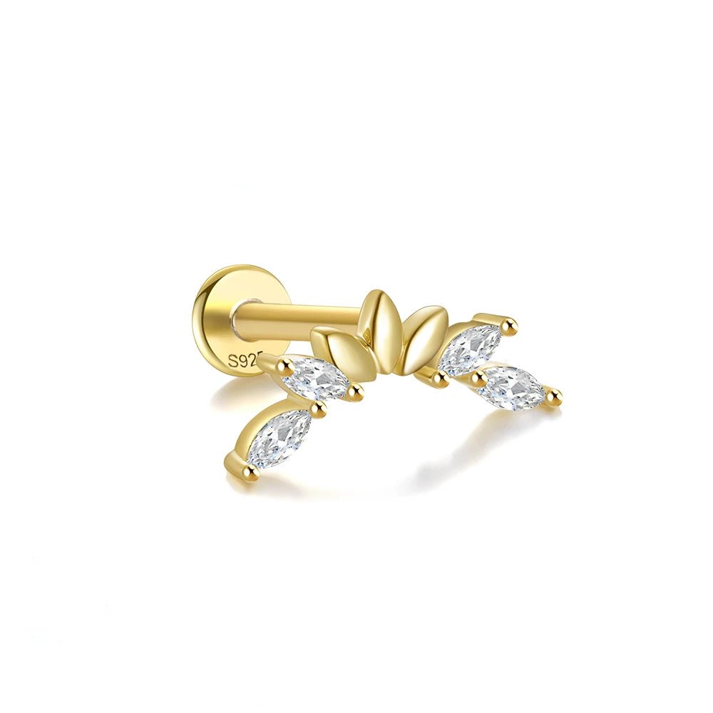 925 Sterling Silver Stud Earrings - SYMI JEWEL