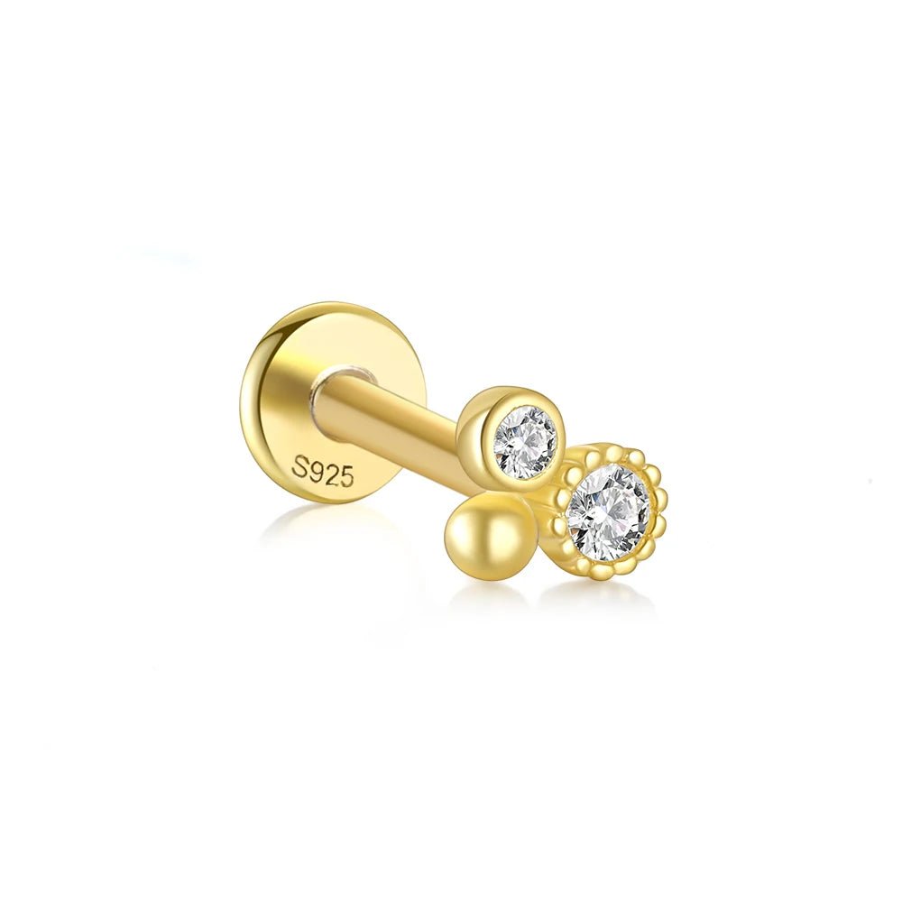 925 Sterling Silver Stud Earrings - SYMI JEWEL