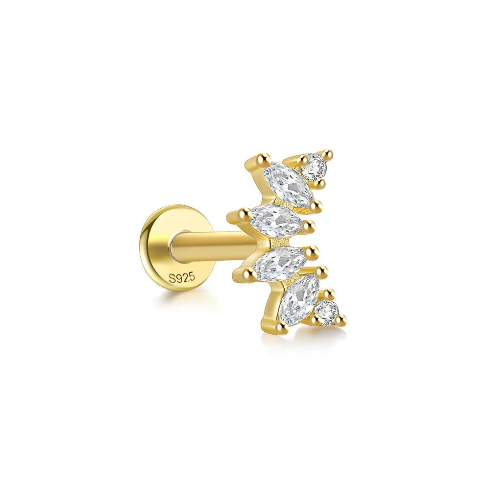 925 Sterling Silver Stud Earrings - SYMI JEWEL