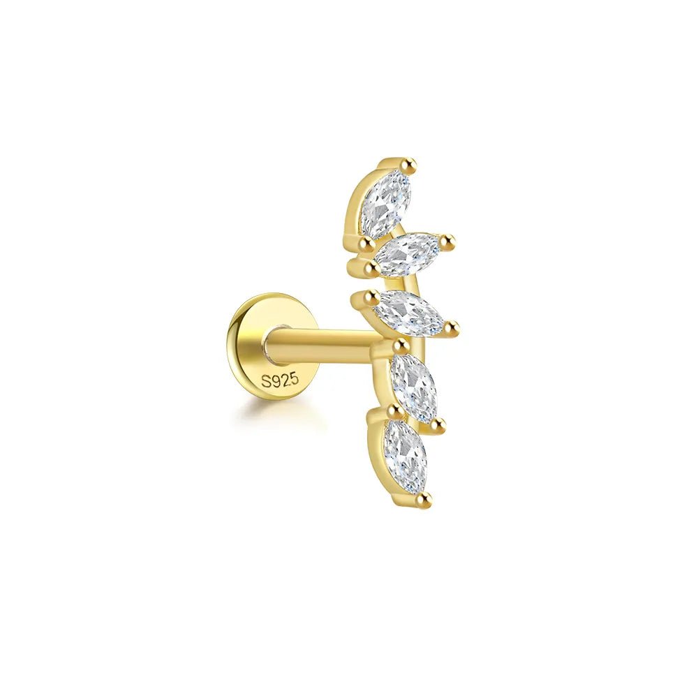 925 Sterling Silver Stud Earrings - SYMI JEWEL