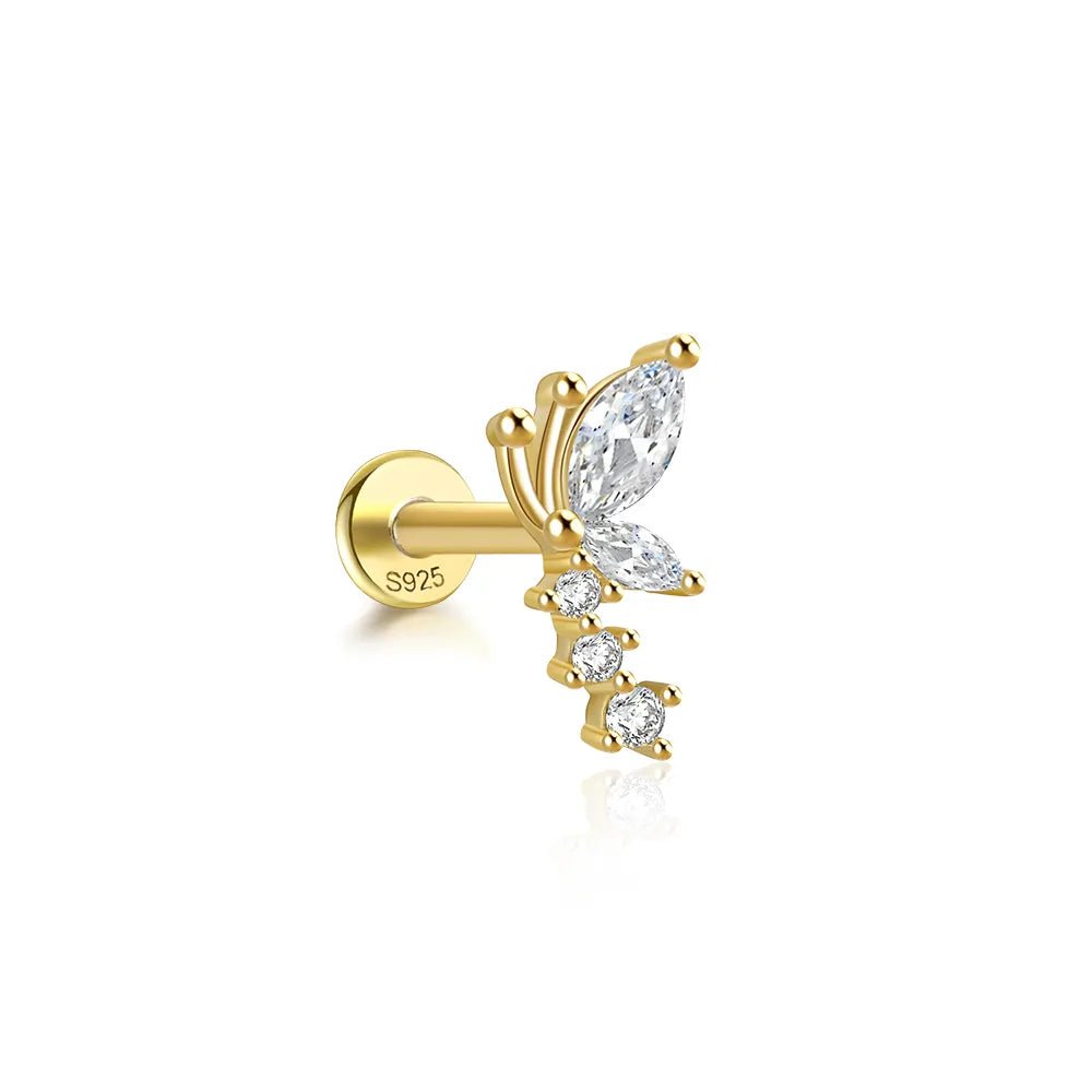 925 Sterling Silver Stud Earrings - SYMI JEWEL