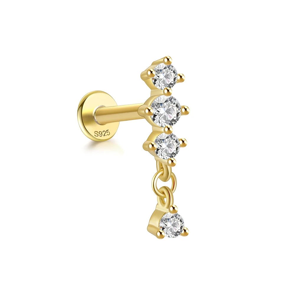 925 Sterling Silver Stud Earrings - SYMI JEWEL